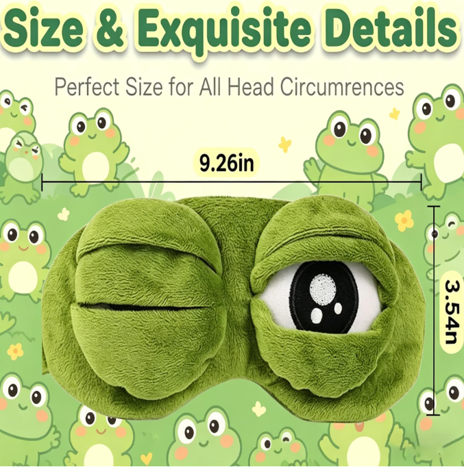 Adorable Frog Sleep Mask