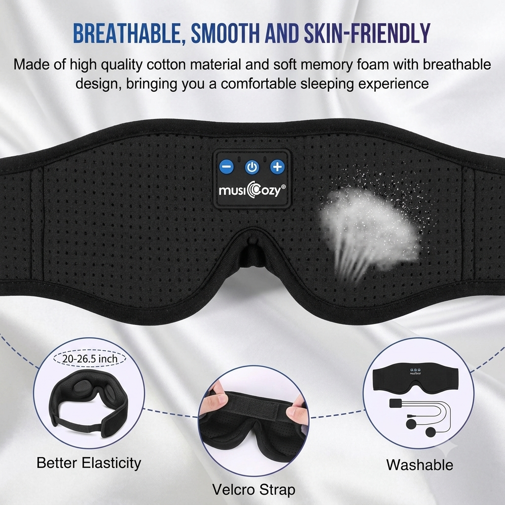 3D Bluetooth Music Sleep Mask