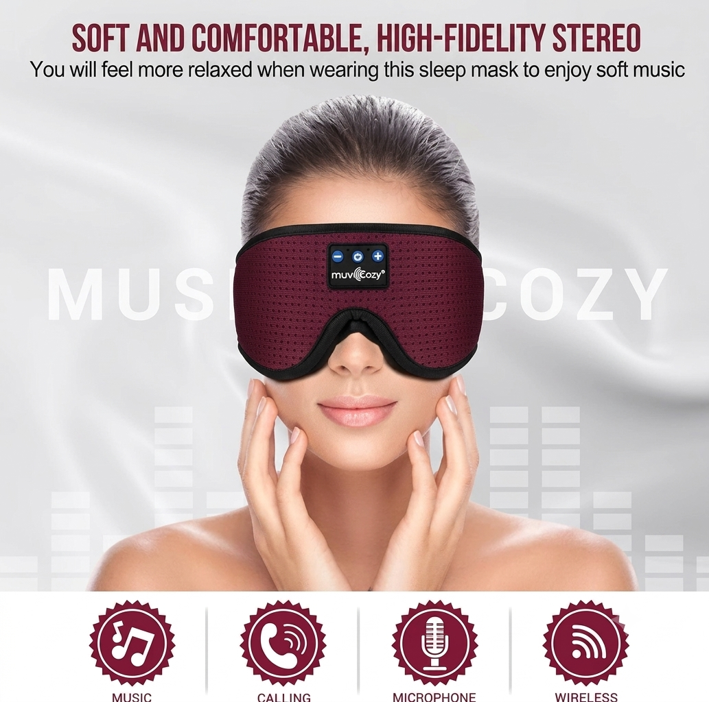 3D Bluetooth Music Sleep Mask