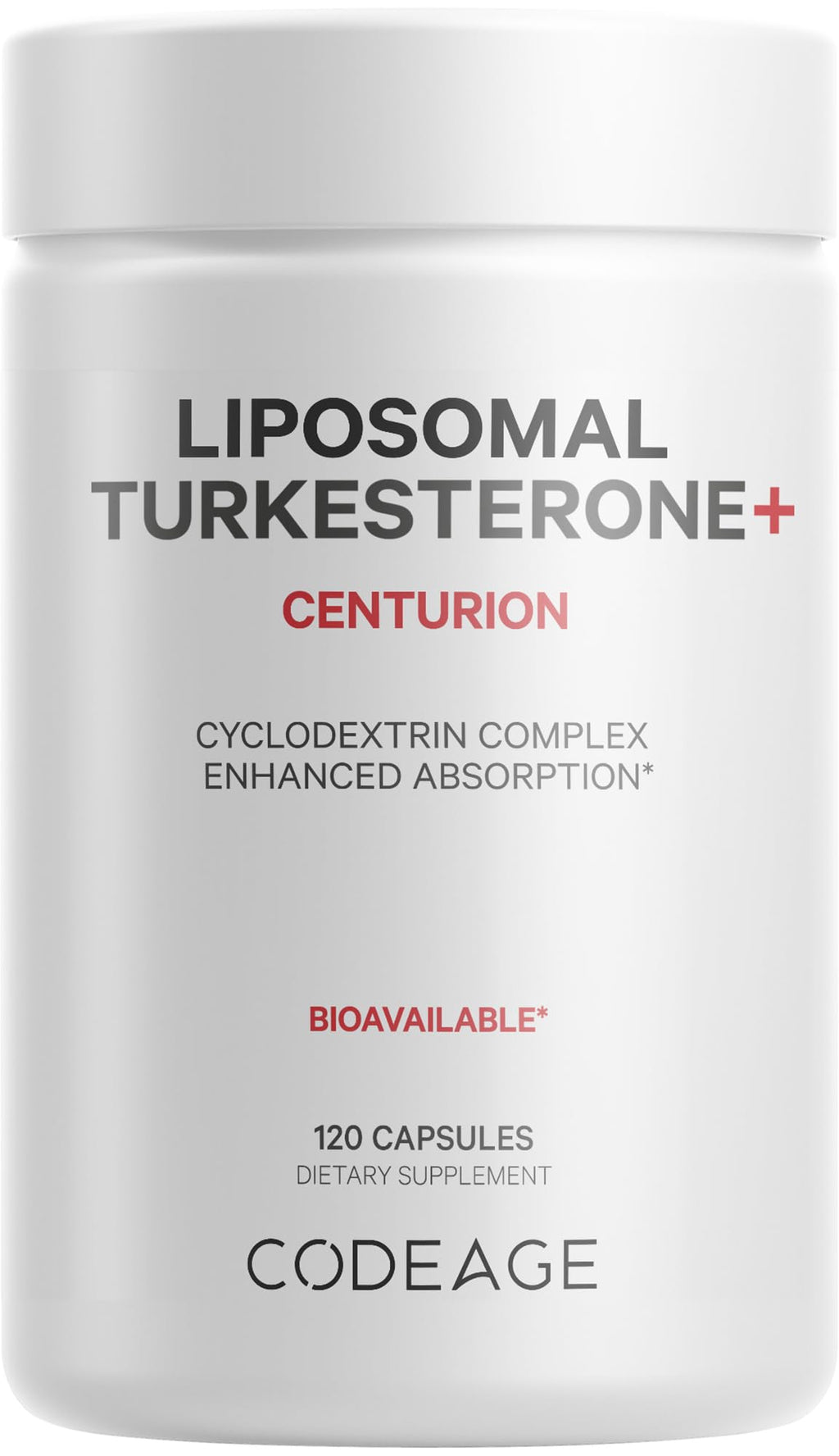 Codeage Turkesterone Supplement 4-Month (120 Capsules)