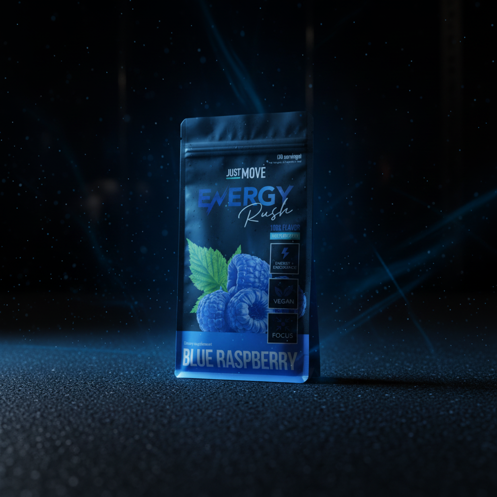 Blue Raspberry Energy Rush - Neon Gym