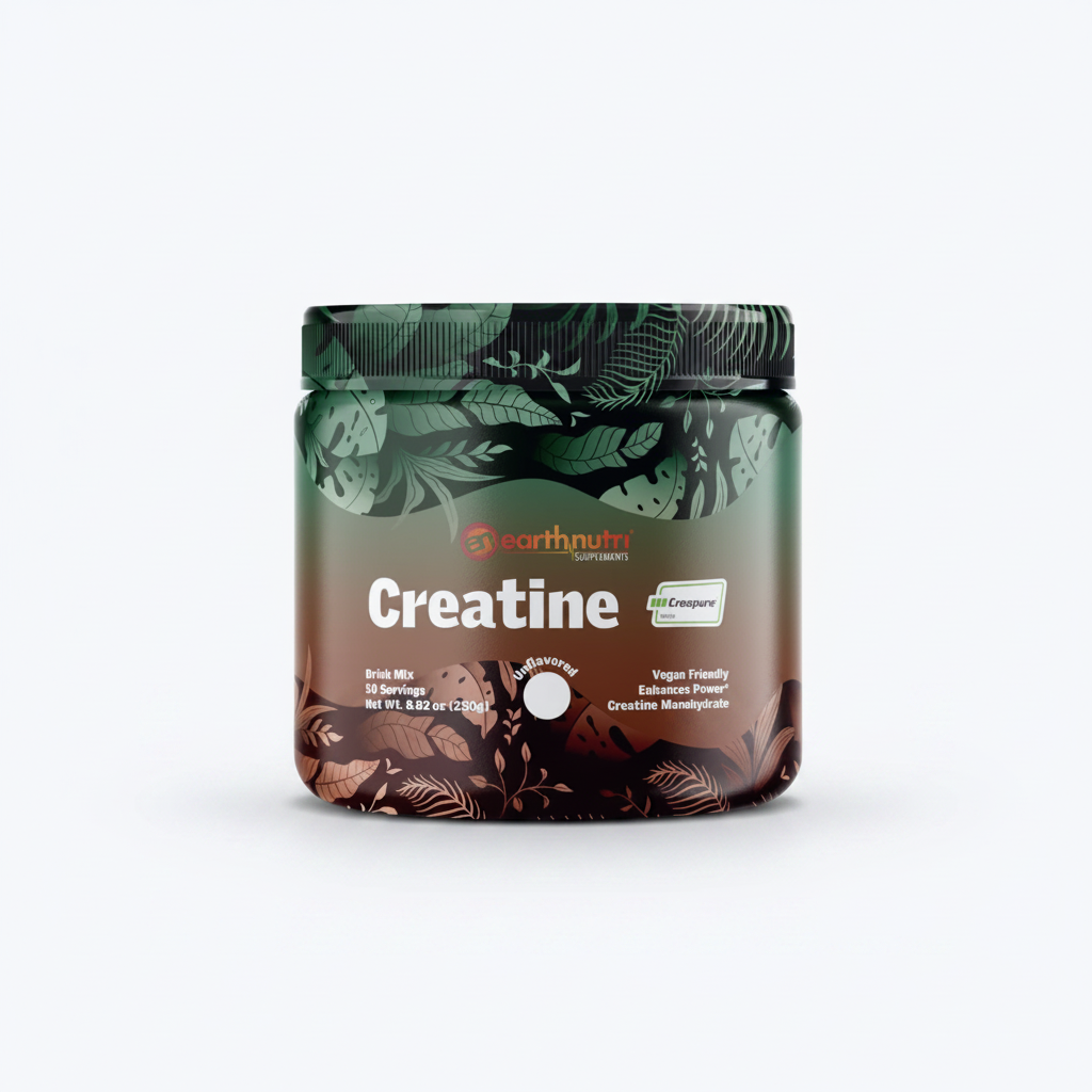 EarthNutri Creatine - White Background
