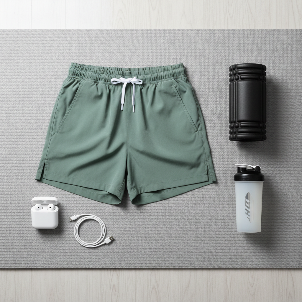 Overhead con yoga mat y accesorios